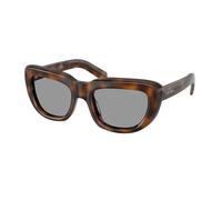 Prada Donna Prada PR D07S 20D50Q Occhiali da sole Acetato Tartaruga Grigio Squadrata Normale
