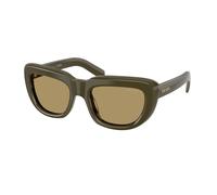 Prada Donna Prada PR D07S 26J70G Occhiali da sole Acetato Verde Verde Squadrata Normale