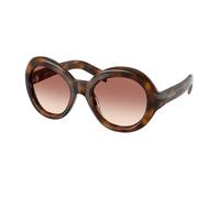 Prada Donna Prada PR D08SU 20D70X Occhiali da sole Acetato Tartaruga Marrone Rotonda Normale Sfumato
