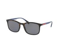 Prada Linea Rossa Prada Linea Rossa Clean Temples Sps 01ts Occhiali Da Sole Uomo Avana Geometrico Grigio 56mm Polarizzato