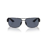 Prada Linea Rossa Ps 50zs Occhiali Da Sole Uomo Nero Geometrico Blu 65mm
