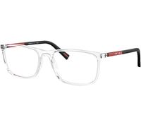 Prada Linea Rossa Uomo Prada Linea Rossa PS 03QV 2AZ1O1 Montature da vista Iniettato Trasparente Squadrata Normale