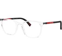 Prada Linea Rossa PS04RV 2AZ1O1, Trasparente, Plastic, Uomini occhiali 50
