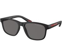 Occhiali da Sole PRADA LINEA ROSSA PS 06YS DG002G Nero effetto gommato