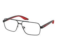 Prada Linea Rossa PS51TV 1AB1O1, Nero, Metal, Uomini occhiali 59