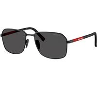 Prada Linea Rossa PSA51S 1BO06F, Nero, Metal, Uomini occhiali da sole 57