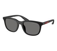 Prada Linea Rossa PSB09SU 1BO02G Polarized, Polarizzato, Nero, Plastic, Uomini occhiali da sole 54