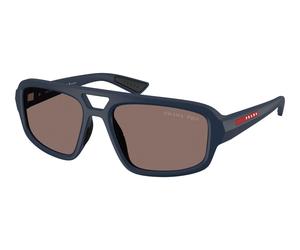 Prada Linea Rossa PSB11SU TFY05C Polarized, Polarizzato, Blu, Plastic, Uomini occhiali da sole 57