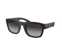 Prada Linea Rossa Uomo Prada Linea Rossa PS 01ZS 1BO09U Occhiali da sole Nylon Nero Grigio Pillow Normale Sfumato