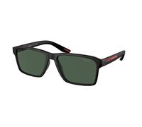 Prada Linea Rossa Uomo PS 05YS DG006U Occhiali da sole Iniettato Nero Verde Squadrata Normale