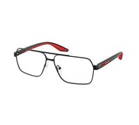 Prada Linea Rossa Uomo Prada Linea Rossa PS 51TV 1AB1O1 Montature da vista Metallo Nero Trasparente Squadrata Normale