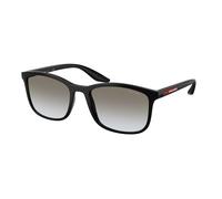 Prada Occhiali da Sole PSA08S 1AB0A7 Linea Rossa Nero/Grigio Sfumato Unisex 56/19/145