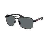 Prada Linea Rossa Uomo Prada Linea Rossa PS A53S DG05Z1 Occhiali da sole Metallo Nero Grigio Pilot Polarizzata