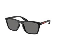 Prada Linea Rossa PSB08S 1BO02G Polarized, Polarizzato, Nero, Plastic, Uomini occhiali da sole 56