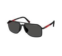 Prada Linea Rossa Uomo Prada Linea Rossa PS B51S 1BO06F Occhiali da sole Metallo Nero Grigio Pilot Normale