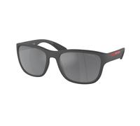 Prada Linea Rossa Uomo PS 01US ACTIVE UFK5L0 Occhiali da sole Nylon Grigio Grigio Pillow Specchiate