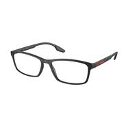 Prada Linea Rossa Uomo PS 04MV LIFESTYLE 1BO1O1 Montature da vista Nylon Nero Trasparente Squadrata Normale