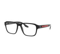 Prada Linea Rossa Uomo PS 04NV DG01O1 Montature da vista Nylon Nero Trasparente Squadrata Normale