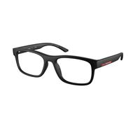 Prada Linea Rossa Uomo PS 04QV DG01O1 Montature da vista Iniettato Nero Trasparente Squadrata Normale