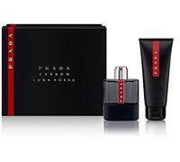 PRADA Luna Rossa Carbon Et 50 Vp + Gel 100 Ml per la beauty routine quotidiana, per benessere e cura quotidiana, 100 ml