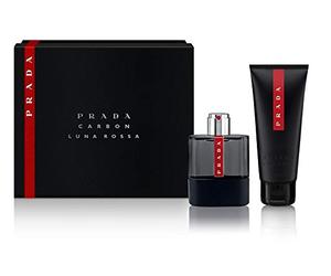 PRADA Luna Rossa Carbon Et 50 Vp + Gel 100 Ml per la beauty routine quotidiana, per benessere e cura quotidiana, 100 ml