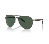 Prada Occhiali da Sole Linea Rossa LINEA ROSSA SPS 52YS Silver/Green Tuning 61/14/145 uomo