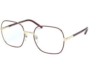Prada Occhiali da vista PR 56WV Burgundy Gold 54/19/140 donna