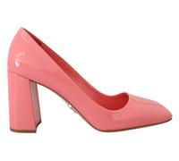 Prada Pink Patent Leather Block Heels Pumps Classic - EU36/US5.5
