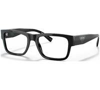 Prada Uomo PR 15YV 1AB1O1 Montature da vista Acetato Nero Trasparente Squadrata Normale