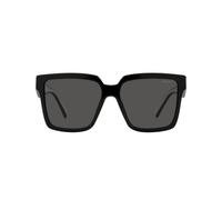 Prada Pr 24zs Occhiali Da Sole Donna Nero Squadrato Grigio 56mm