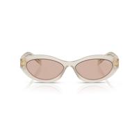 Prada Pr 26zs Occhiali Da Sole Donna Bianco Cat-eye Marrone 55mm