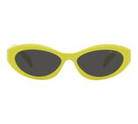 Prada Pr 26zs Occhiali Da Sole Donna Giallo Cat-eye Grigio 55mm