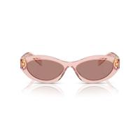 Prada Pr 26zs Occhiali Da Sole Donna Rosa Cat-eye Marrone 55mm