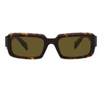 Prada Pr 27zs Occhiali Da Sole Uomo Avana Geometrico Marrone 54mm