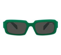Prada Pr 27zs Occhiali Da Sole Uomo Verde Geometrico Grigio 54mm