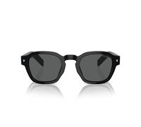 Prada Pr A16s Occhiali Da Sole Uomo Nero Squadrato Grigio 49mm