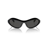 Prada Pr A20s Occhiali Da Sole Donna Nero Cat-eye Grigio 61mm