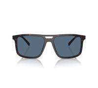 Prada Pr A22s Occhiali Da Sole Uomo Avana Geometrico Blu 56mm