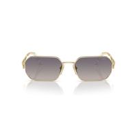 Prada Pr A51s Occhiali Da Sole Donna Oro Geometrico Blu 58mm