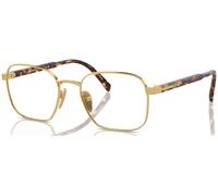 Prada Uomo PR A55V 5AK1O1 Montature da vista Metallo Oro Trasparente Squadrata Normale