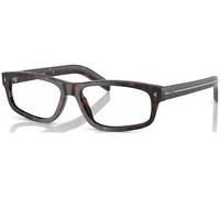 Prada Uomo PR B02V 17N1O1 Montature da vista Acetato Tartaruga Trasparente Squadrata Normale