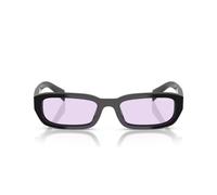 Prada Donna Prada PR B06S 16K40J Occhiali da sole Acetato Nero Viola Squadrata Normale