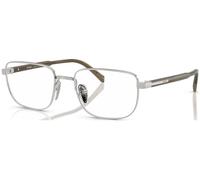 Prada Uomo PR B51V 11U1O1 Montature da vista Argento Trasparente Squadrata Normale