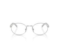 Prada Pr B55v Occhiali Da Vista Donna Argento Rotondo