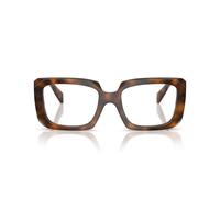 Prada Pr C09v Occhiali Da Vista Donna Avana Rettangolari