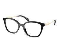 Prada PR02ZV 1AB1O1, Nero, Acetate, Donne occhiali 52