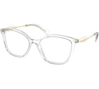 Prada Donna PR 02ZV 2AZ1O1 Montature da vista Acetato Trasparente Trasparente Farfalla Normale