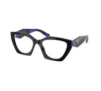 Prada PR09YV 19S1O1, Nero, Acetate, Donne occhiali 54