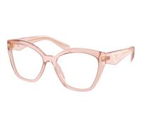 Prada Donna PR 20ZV 19Q1O1 Montature da vista Acetato Rosa Trasparente Geometrica Normale