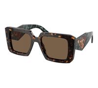 Prada Donna Prada PR 23YS 2AU06B Occhiali da sole Acetato Tartaruga Marrone Squadrata Normale